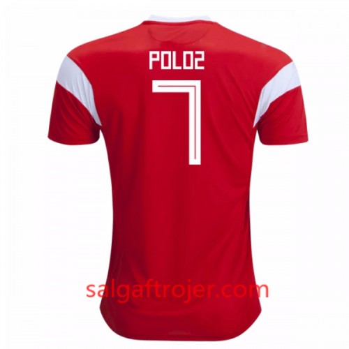 Rusland Fodboldtrøjer Poloz 7 Hjemmebanesæt VM 2018 Rusland Fodboldtrøjer Poloz 7 Hjemmebanesæt VM 2018